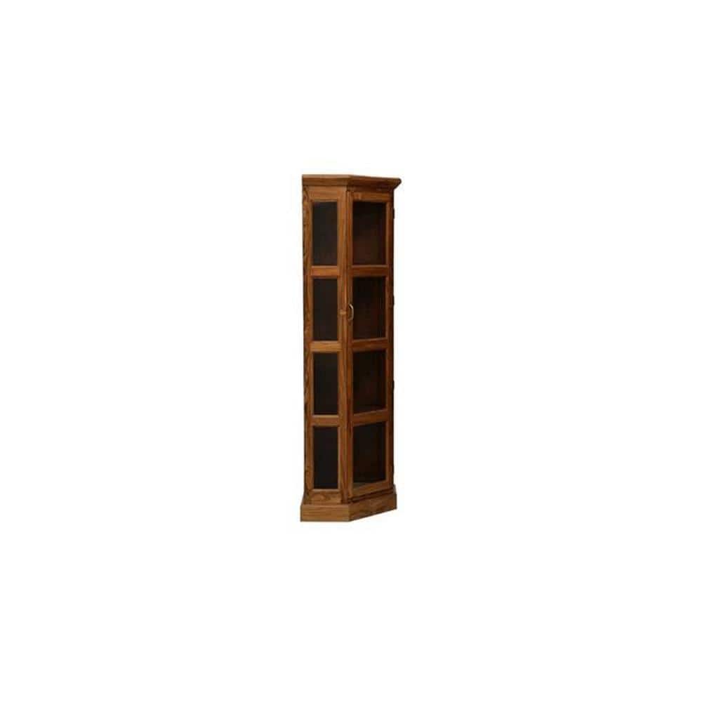 Elegent Solid Wood Bookshelf In Natural Finish