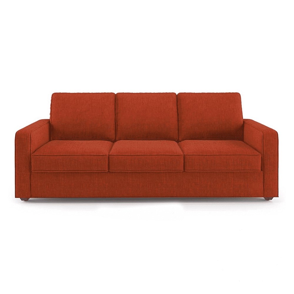 Apollo 3 Seater Fabric Sofa in Lava Colour
