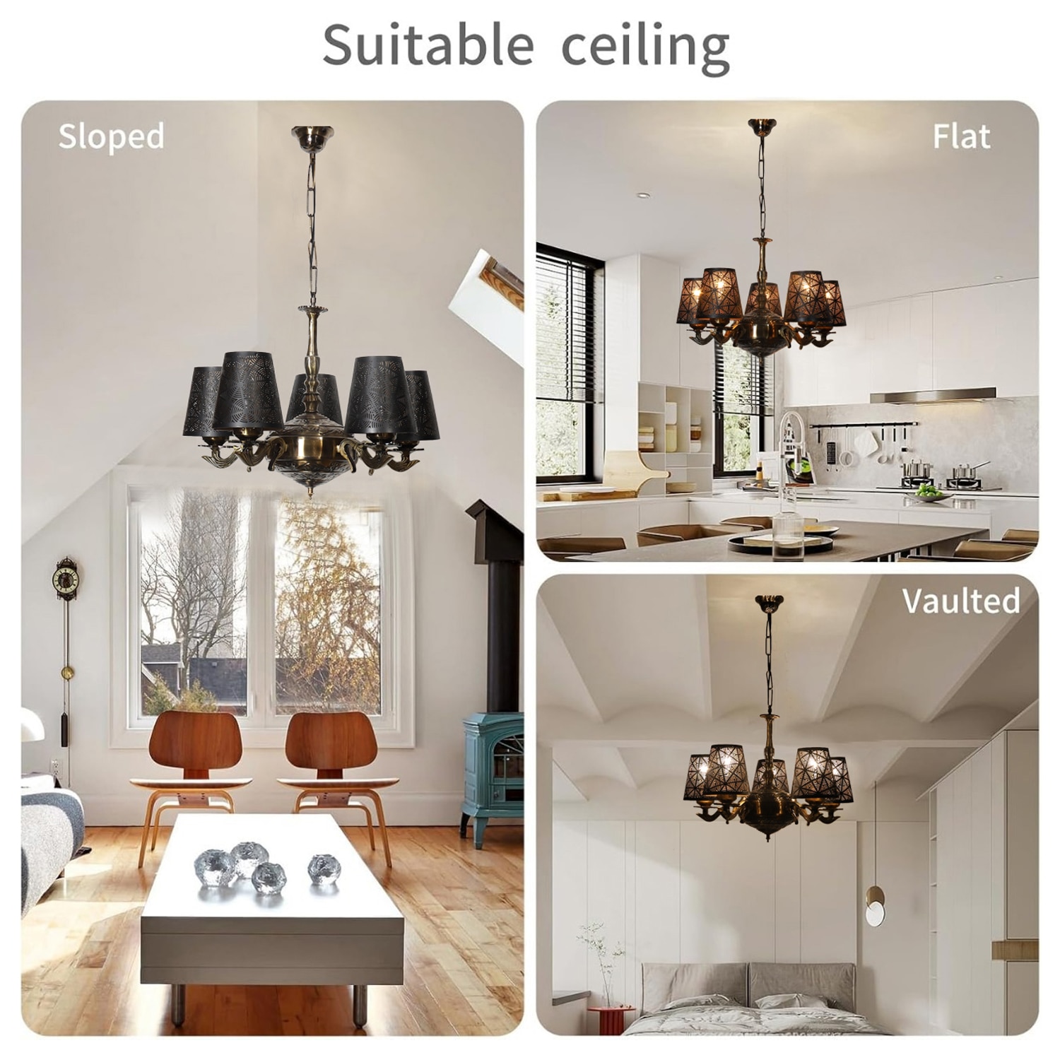 Devansh Metal Wall Mounted Lamp With Black Cotton Shade