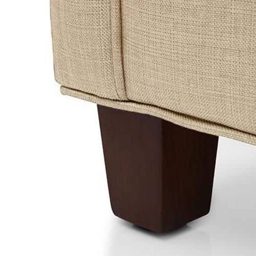 Windsor Essential 1 Seater Fabric Sofa in Pearl Colour