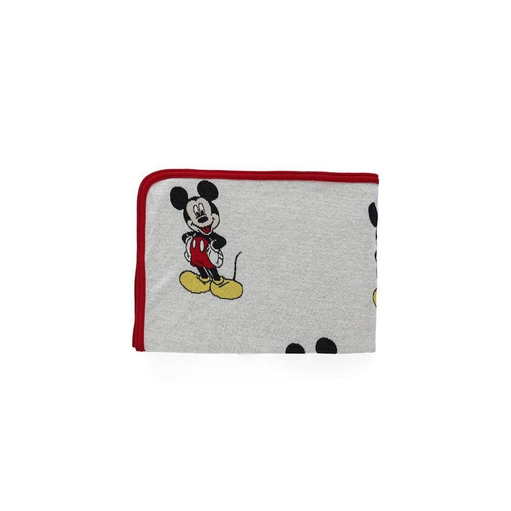 I Love Mickey Mouse - Disney Cotton Knitted Throw / Ac Blanket For Kids