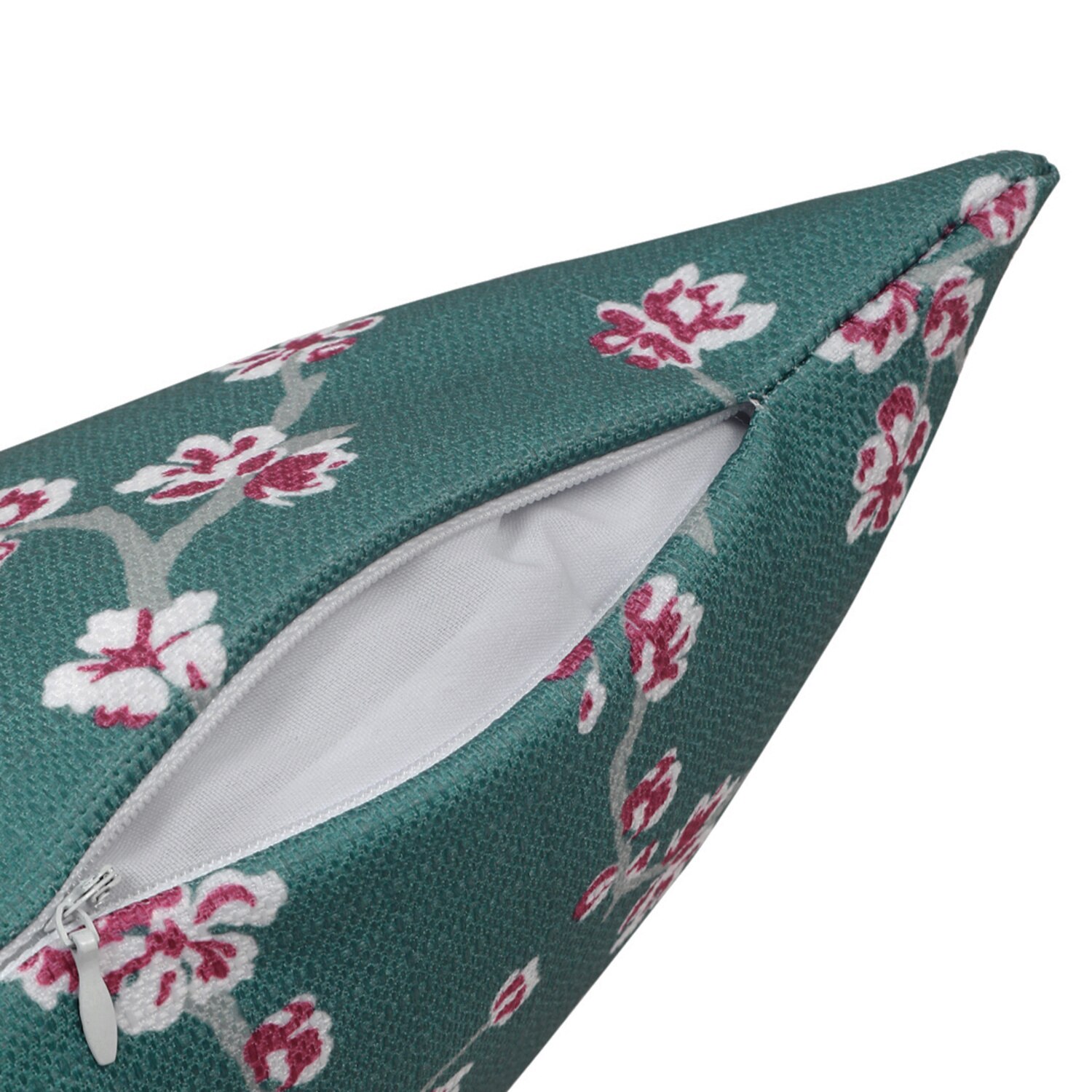 Set Of 5 Floral Square Cushion Covers