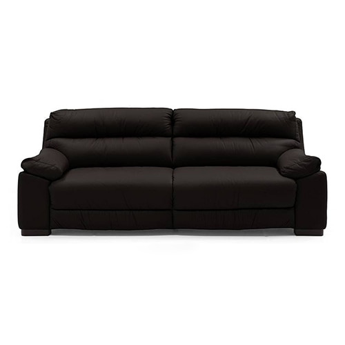 Thiene 3 Seater Leather Sofa in Chocolate Colour - Urban Ladder