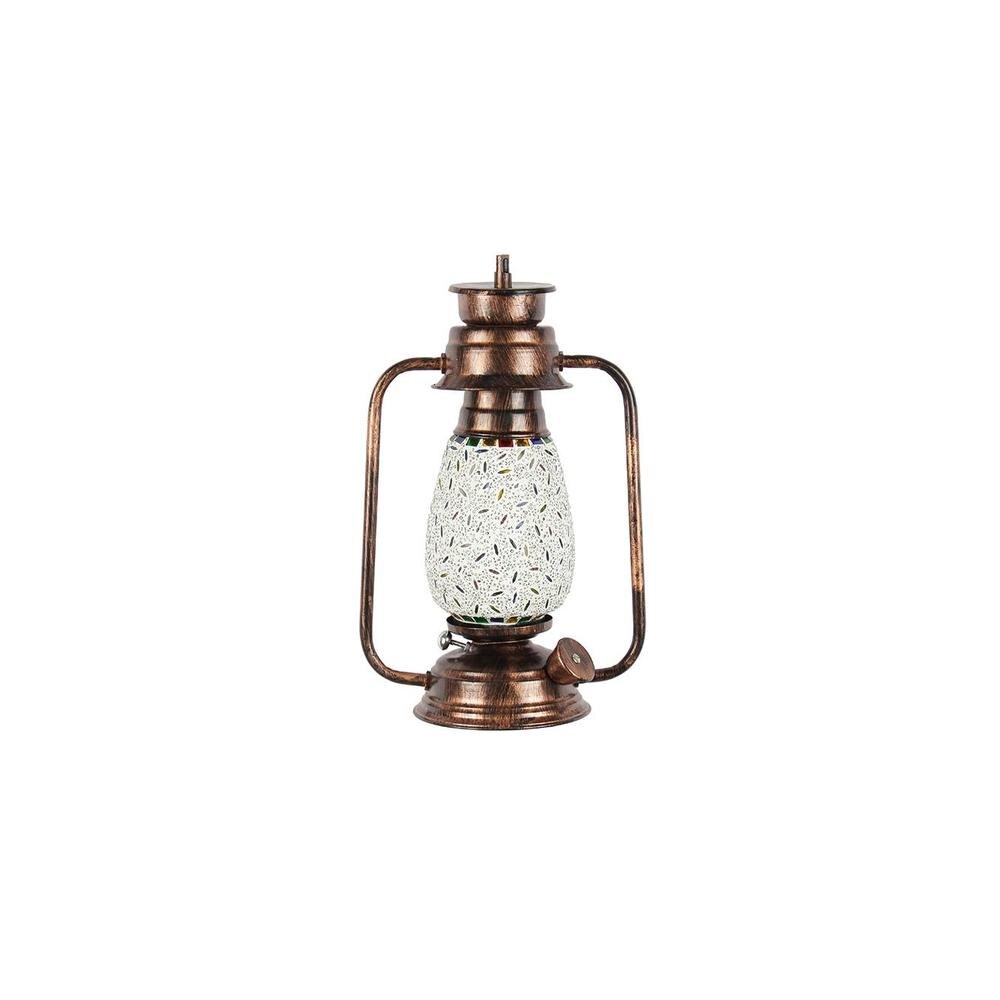 January Multicolor Metal Wall Mounted Lantern Lamp