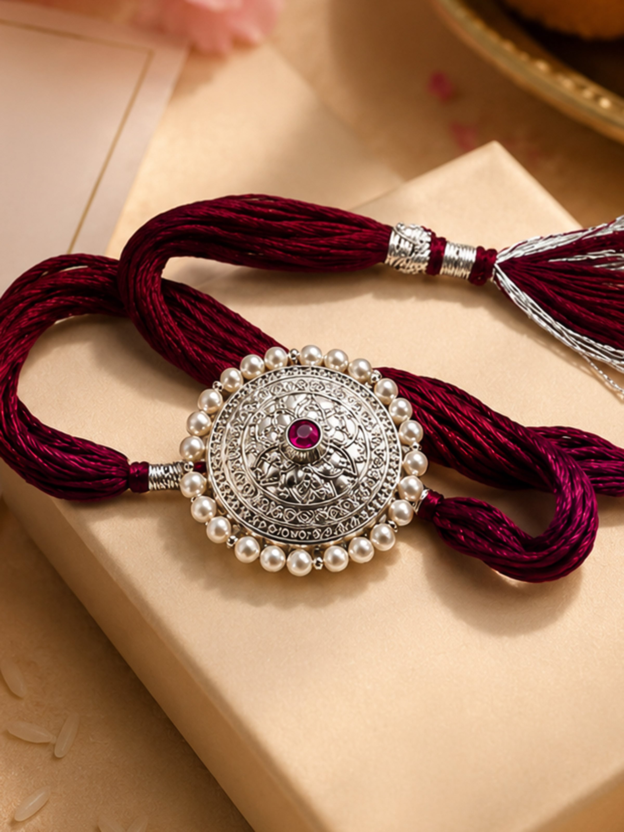 Silversmithing Rakhi