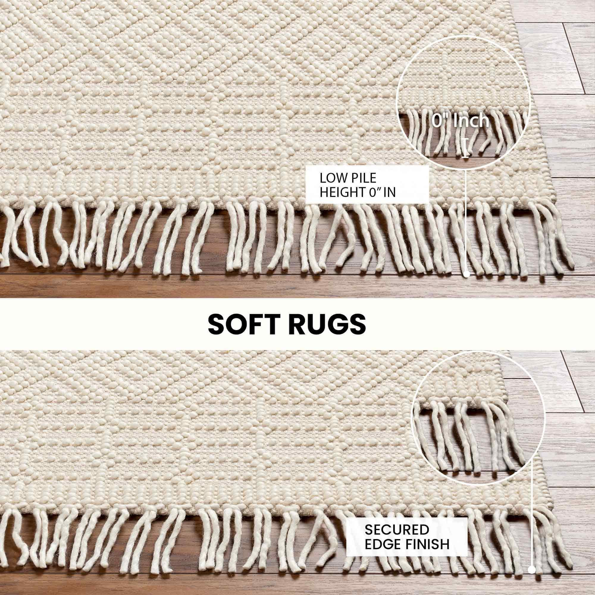 Casa DeCampo Ivory Wool Rug