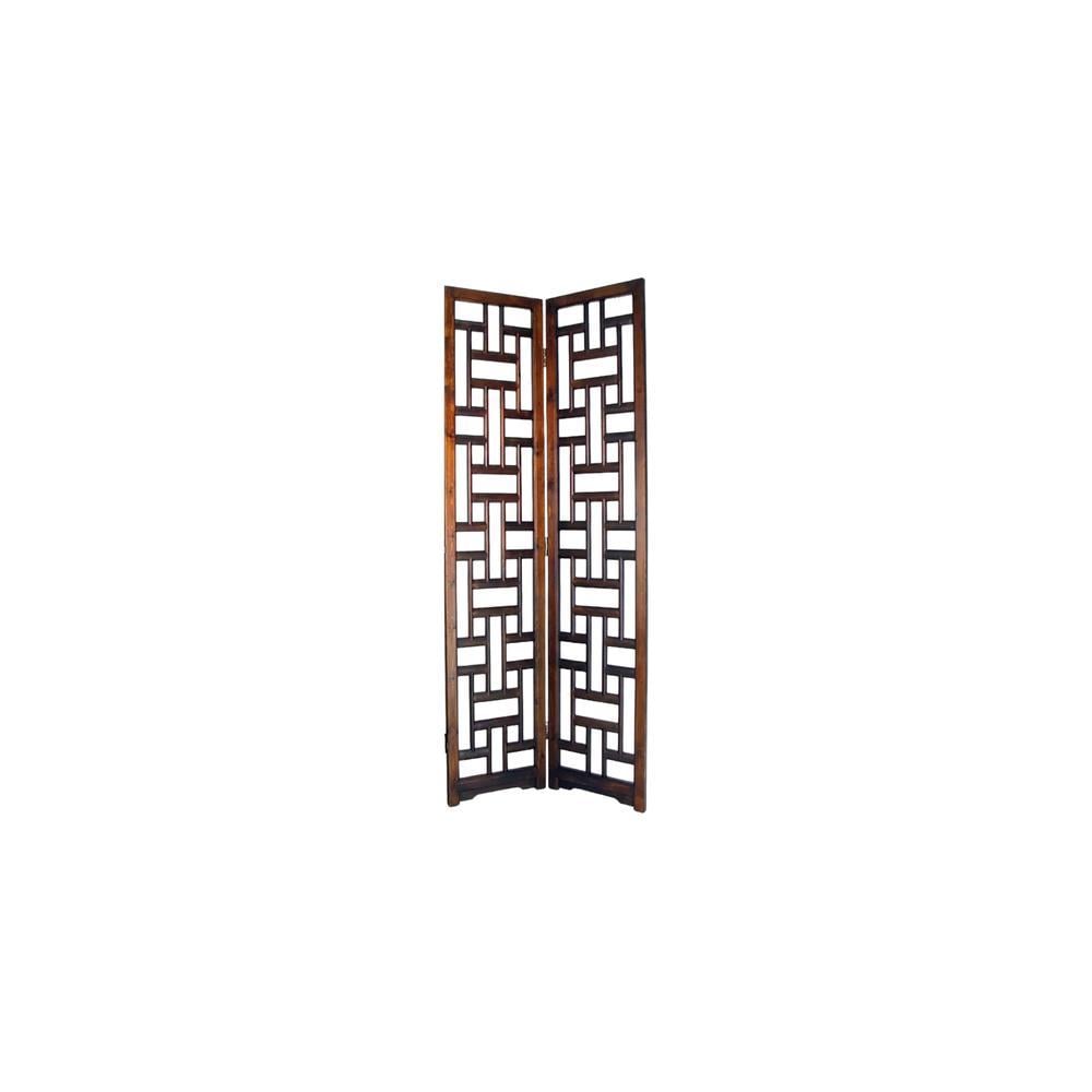 Jaida Solid Wood 4 Panel Room Divider