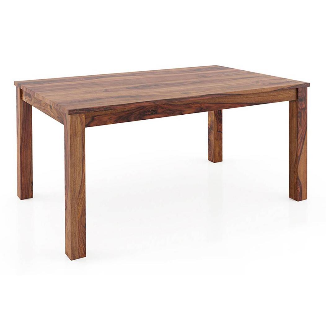 Arabia Solid Wood 6 Seater Dining Table In Teak Finish