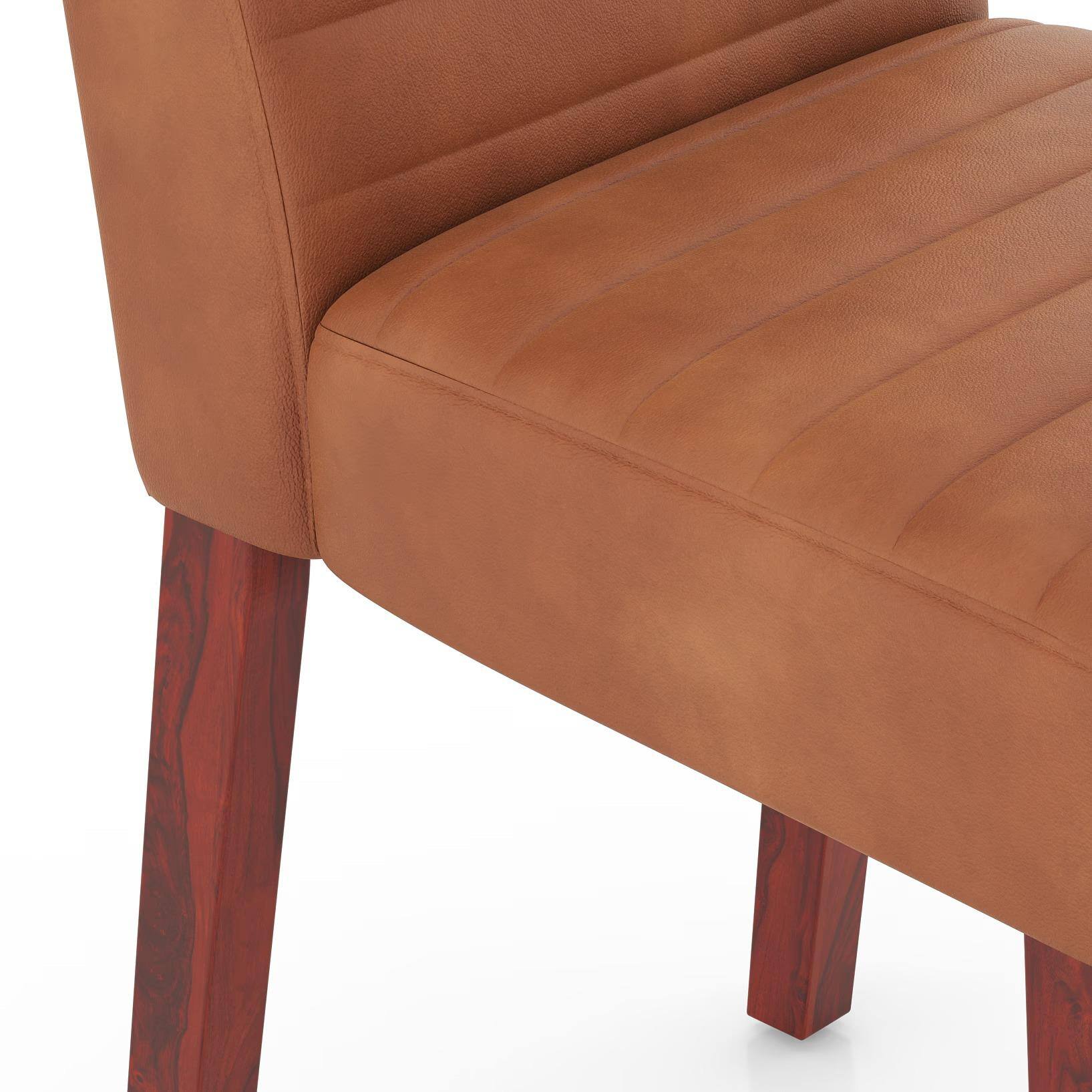 Atlas Solid Wood 6 Seater Dining Table With Set Of 6 Ludo Upholster Dining Chair