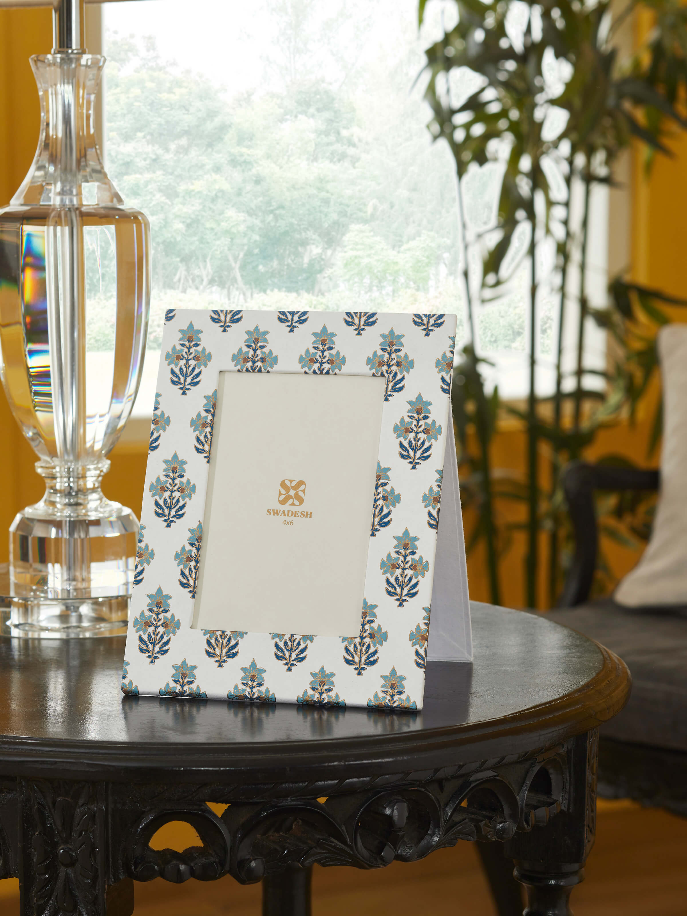 Lifestyle view of Handmade Paper Photo Frame