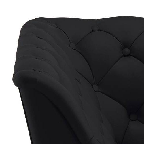 Weston 2 Seater Half Leather Sofa in Licorice Colour