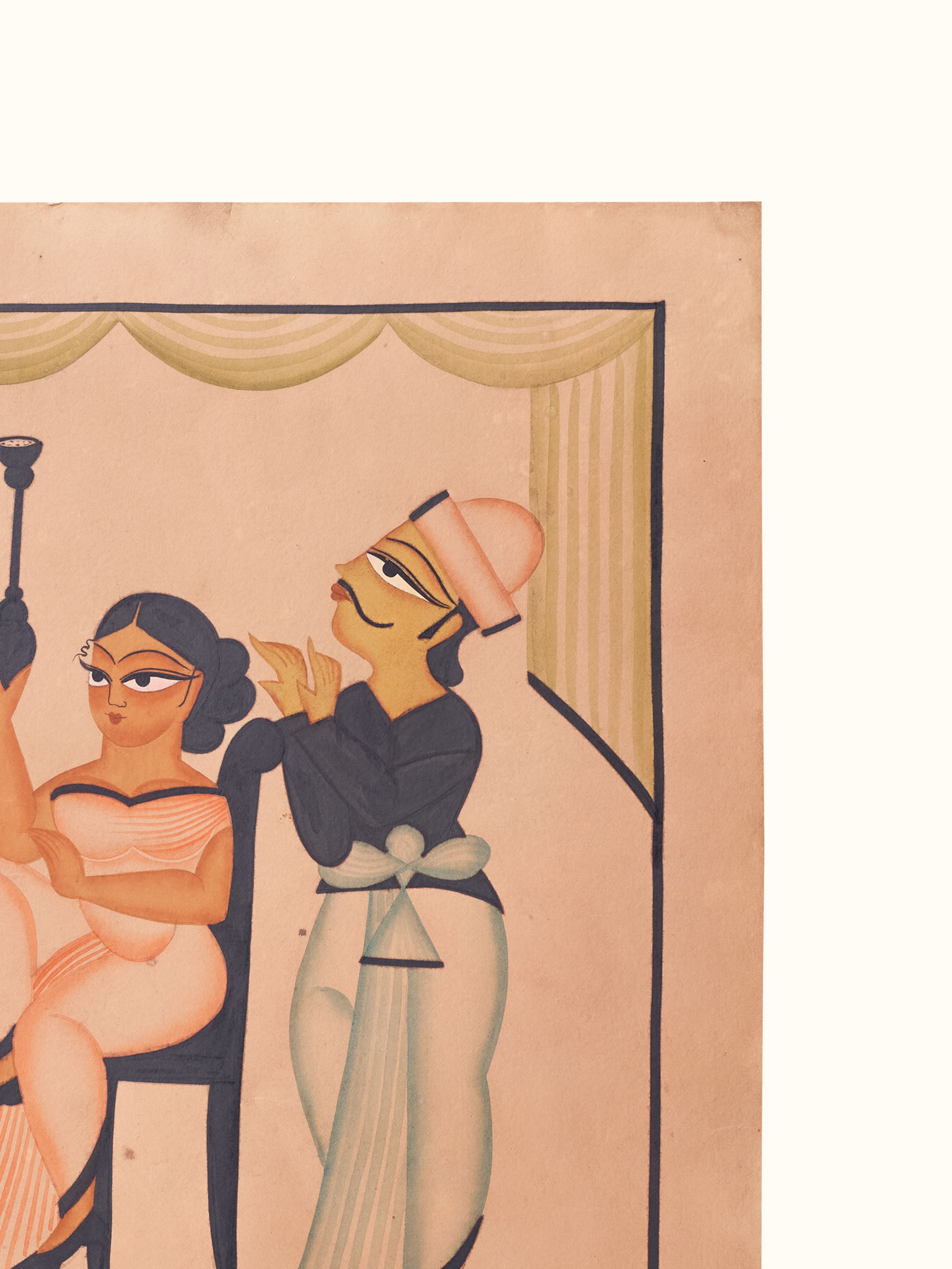 Babu Bibi Kalighat Painting