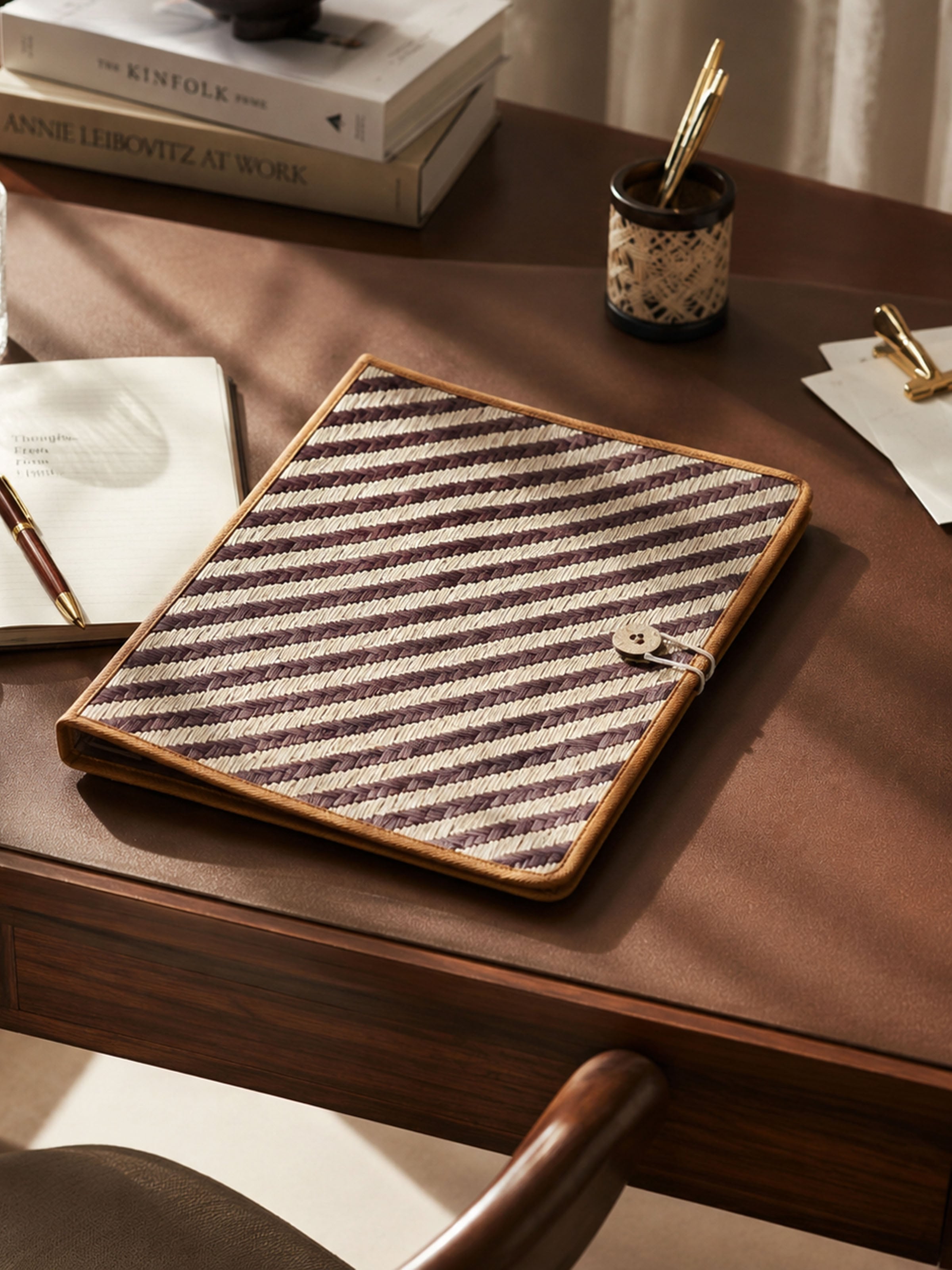 Bamboo File Folder Brown