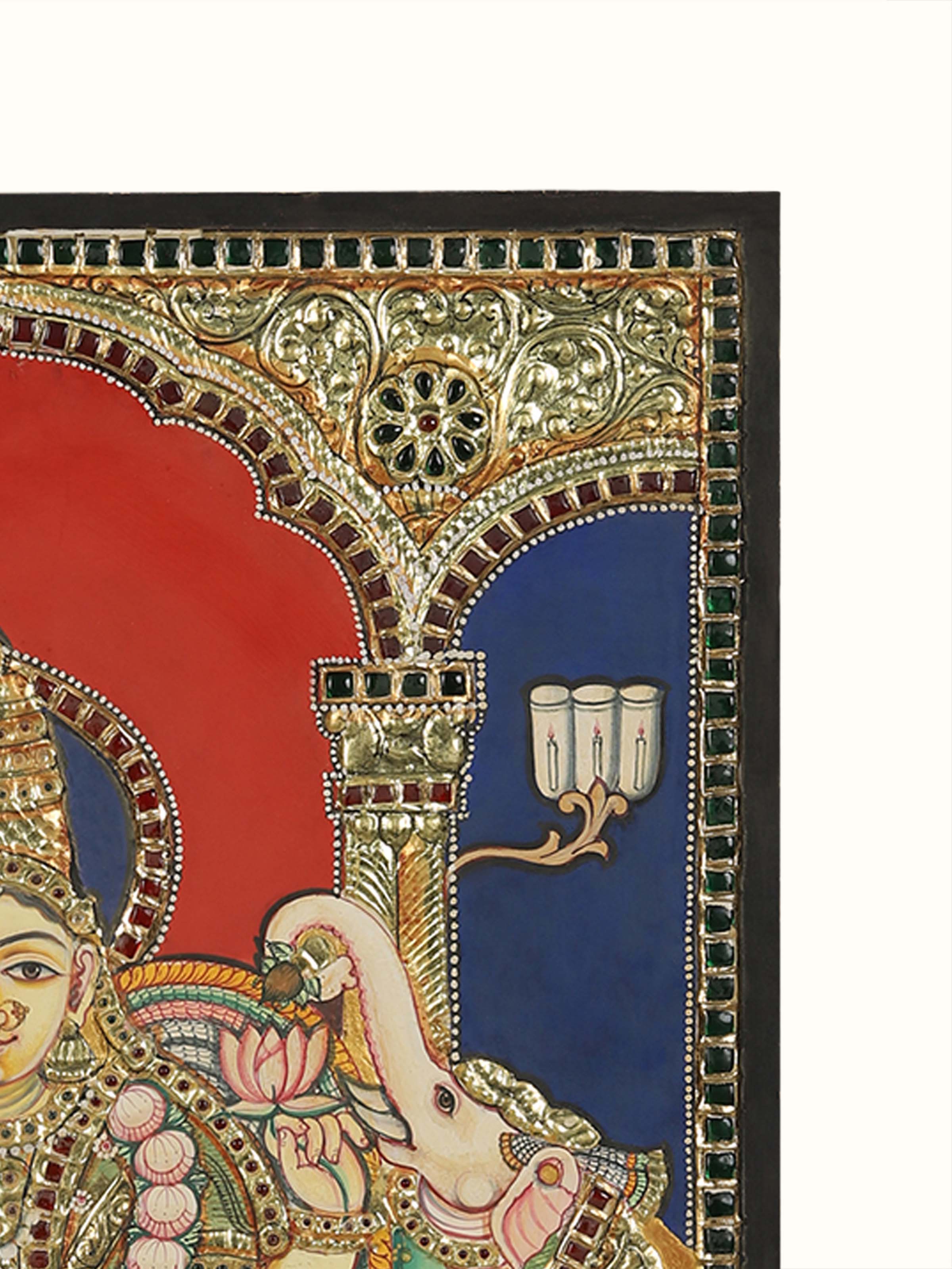 Goddess Lakshmi Thanjavur Painting