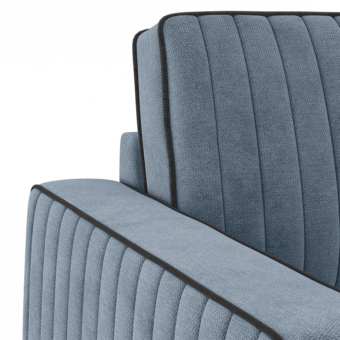 Apollo Neo Sofa (Colour : Ocean Weave, Seating Capacity : 1 Seater, Cushion Type : Soft, Back Height : Regular Back)