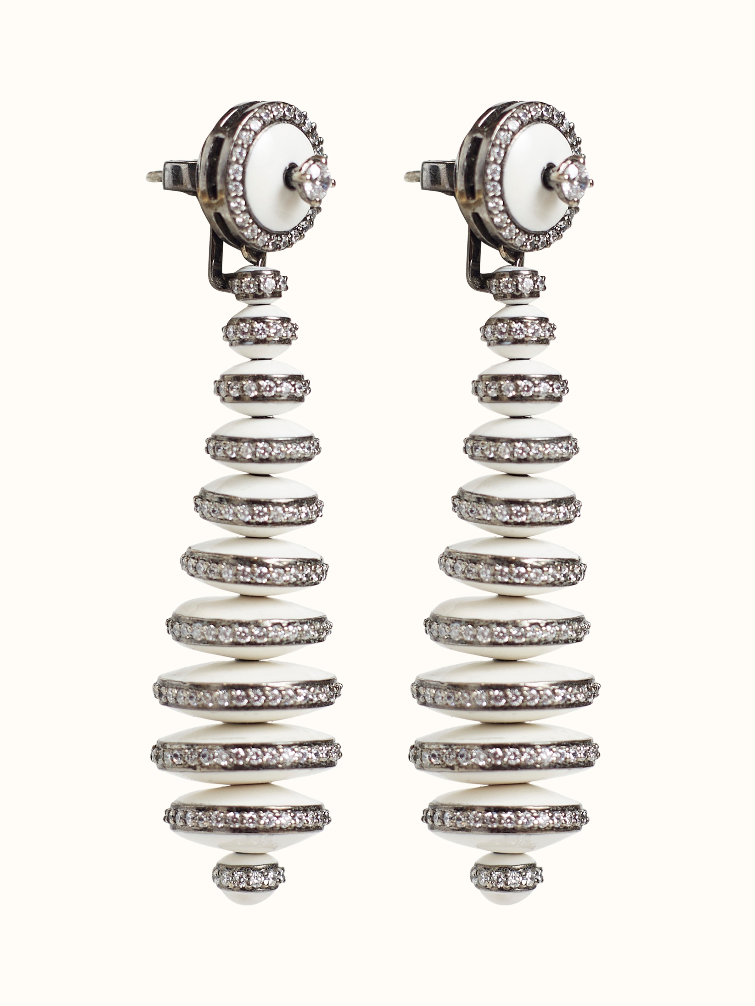 Silver Smithing Drop Earrings
