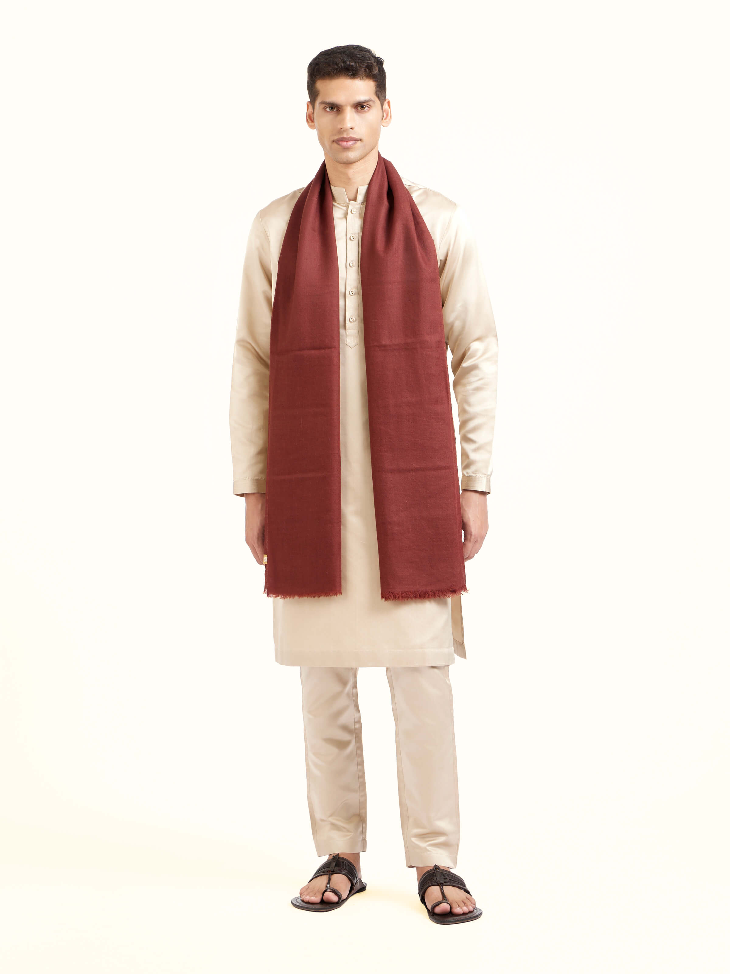 Brown Cashmere Stole