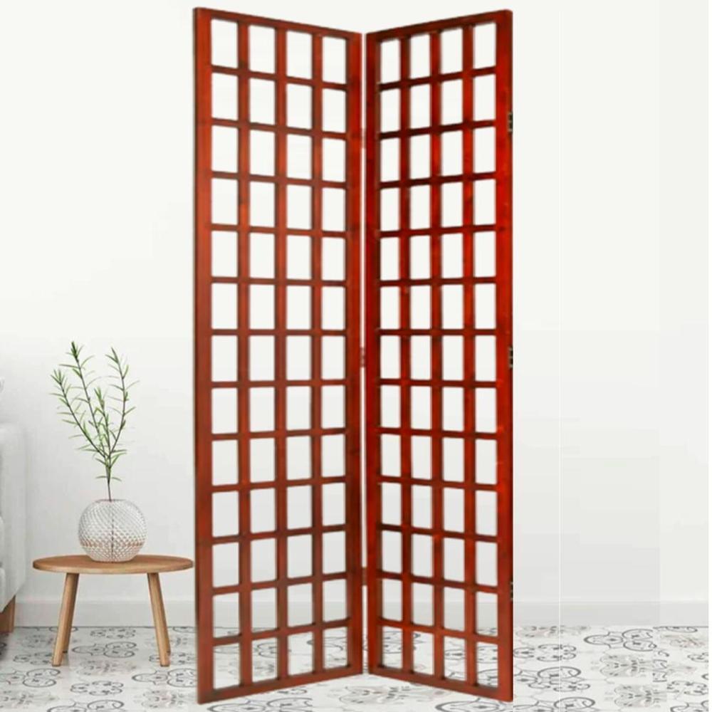 Florien Solid Wood 4 Panel Room Divider