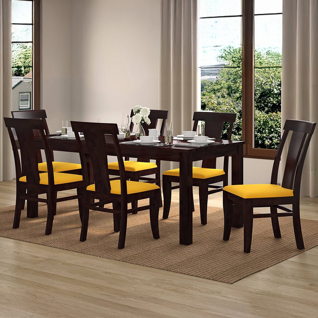 Arabia Fabio 6 Seater Dining Table With Set Of 6 Chairs