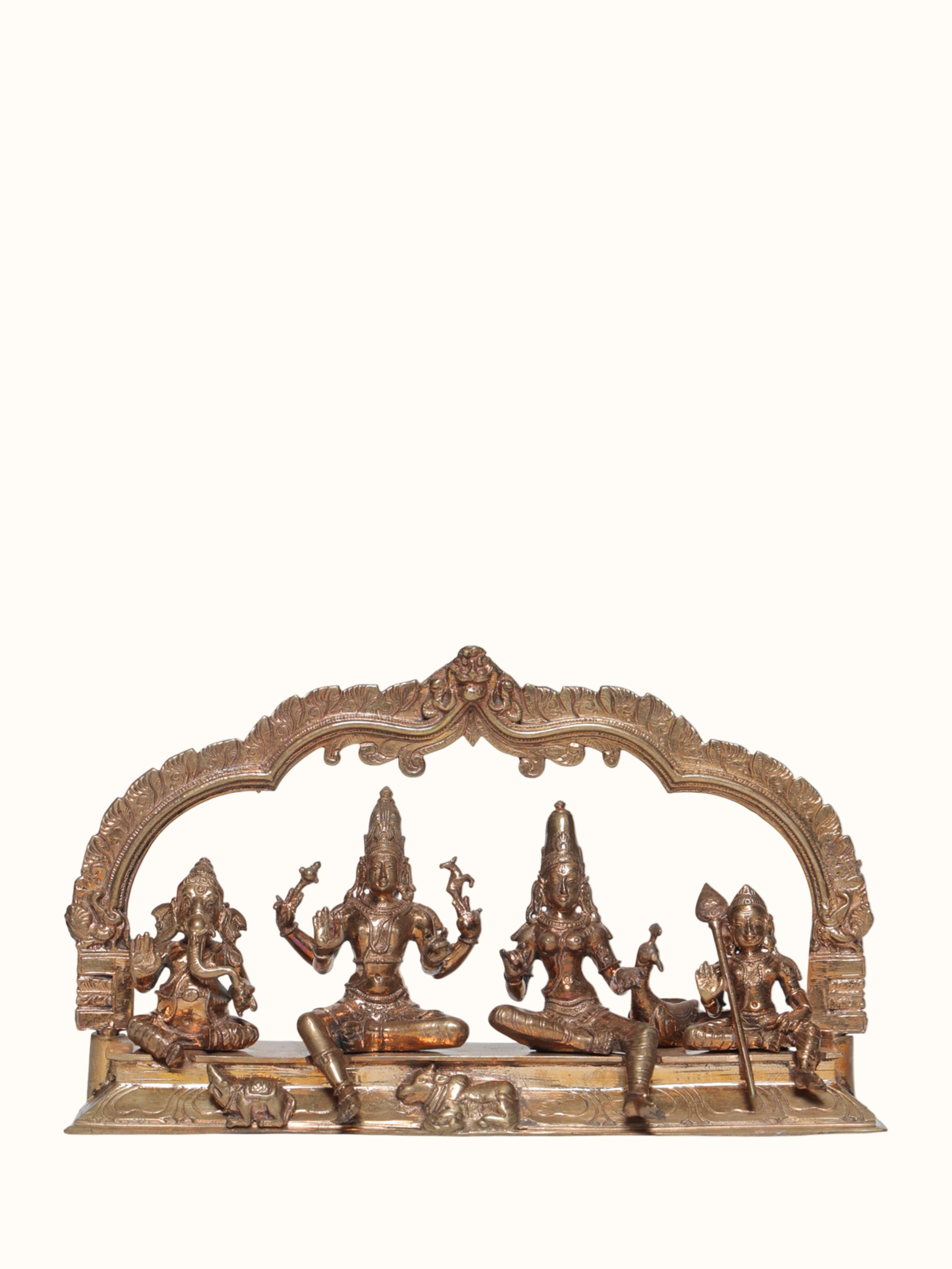 Bronze Cast Shiva Parivar Idol