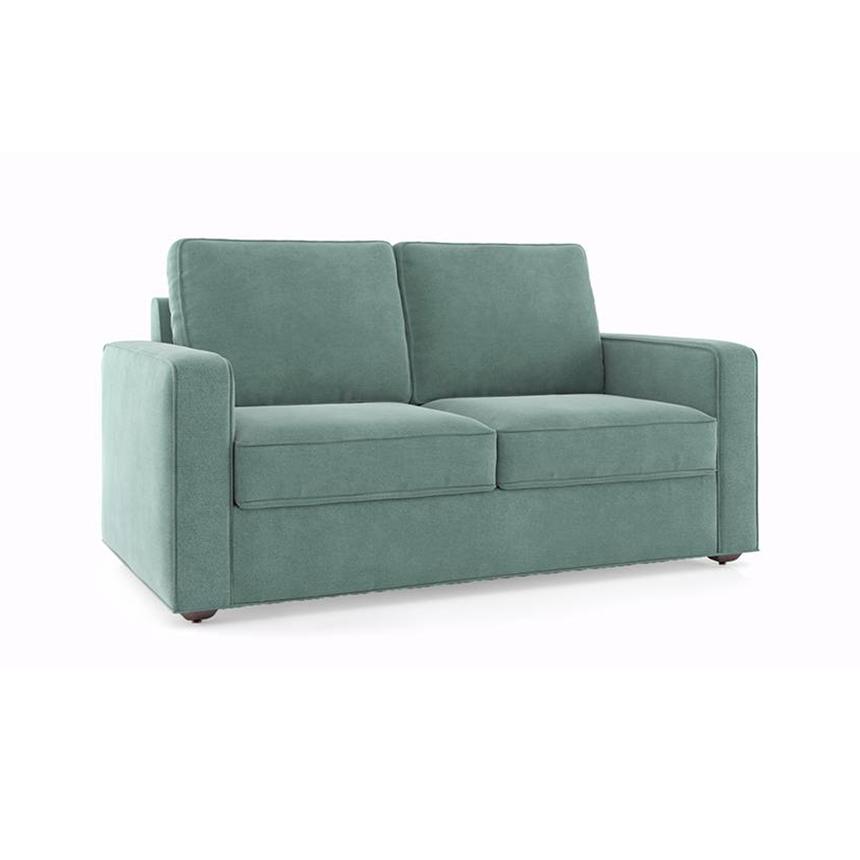 Apollo Compact Sofa Set (Colour : Dusty Turquoise Velvet, Cushion : Hard, Back Type : Regular, Seater : 2+1+1)