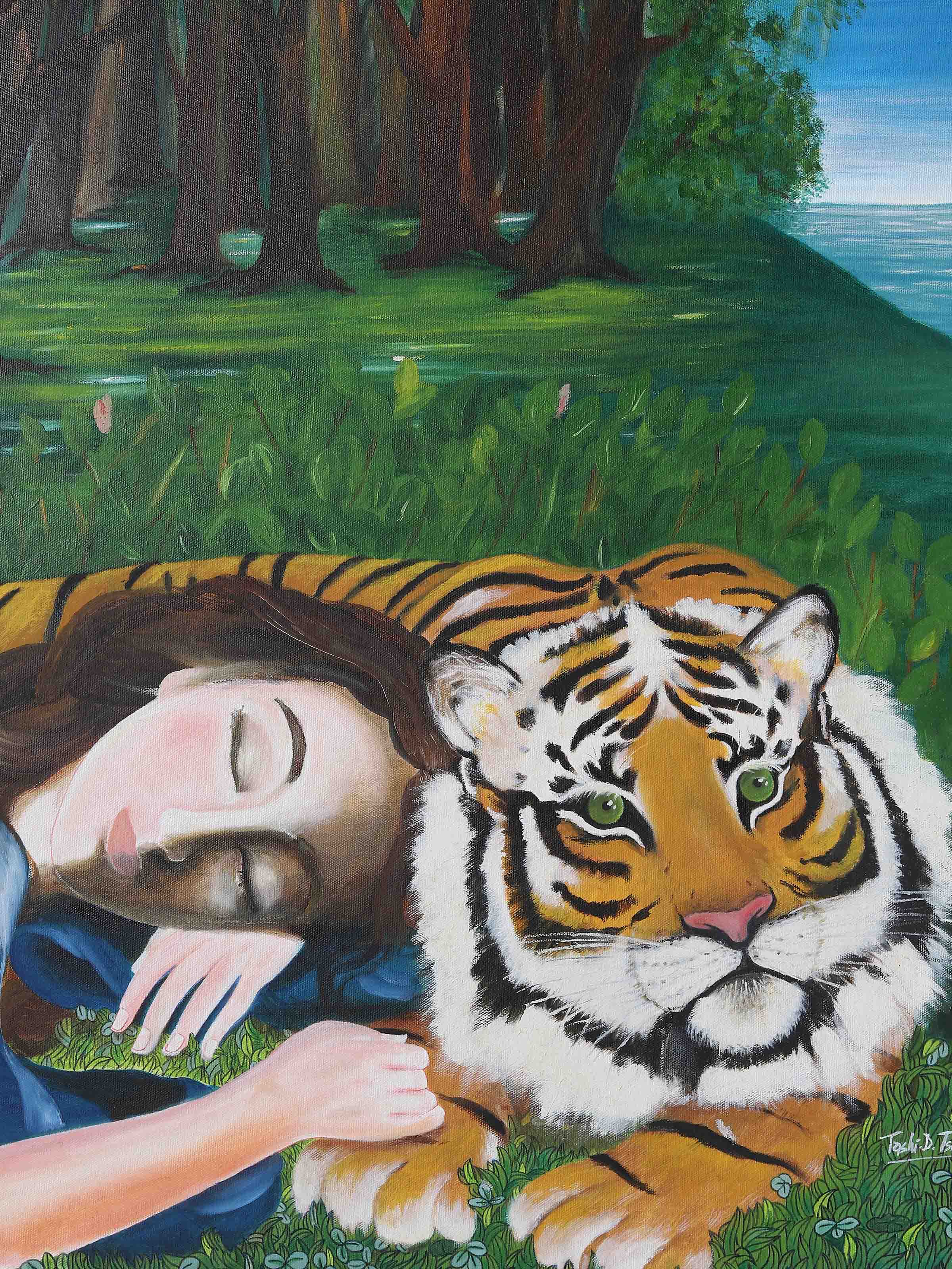 Siesta Thangka Painting