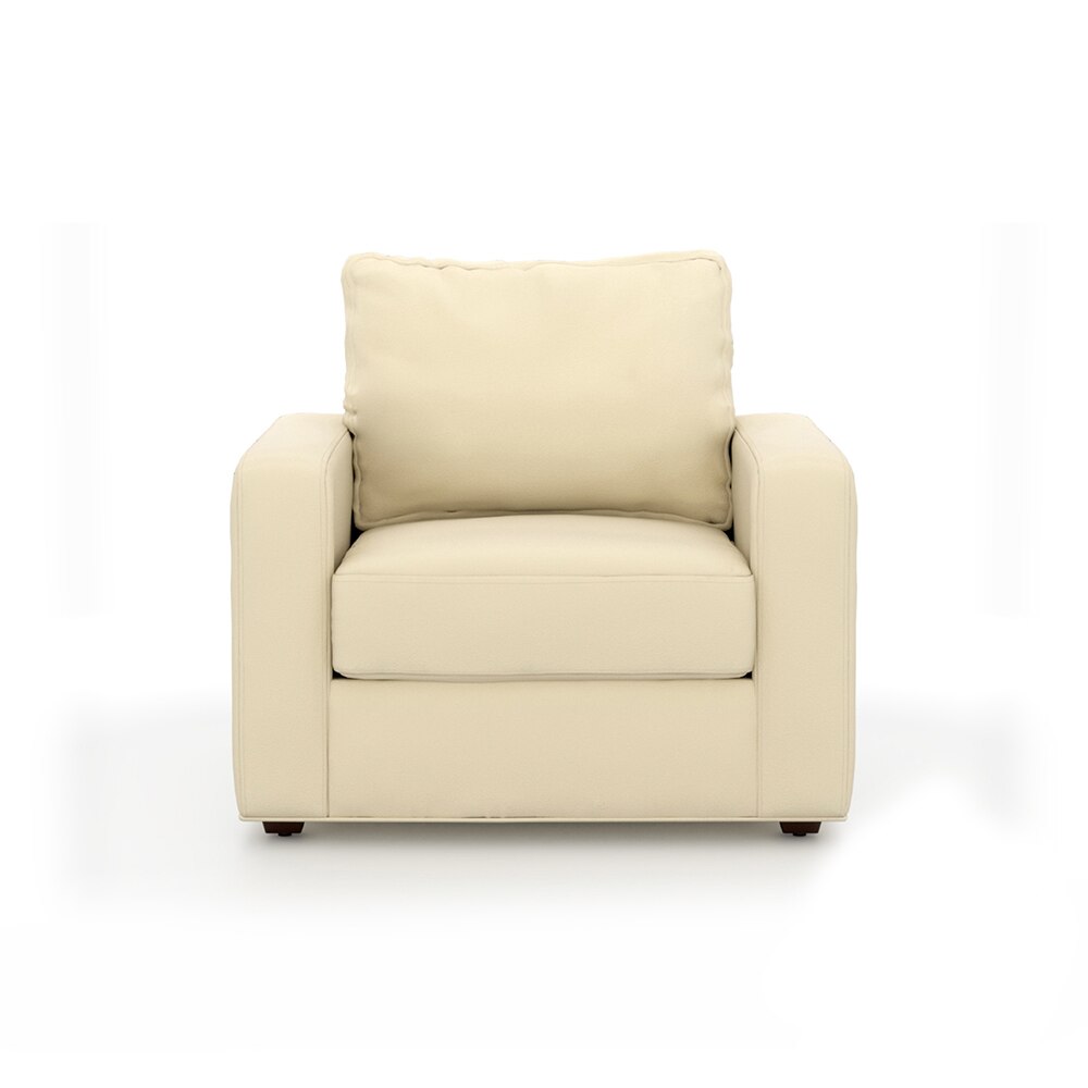 Apollo Sofa Set (Colour : Cream, Cushion : Hard, Back Type : Regular, Seater : 2+1+1)