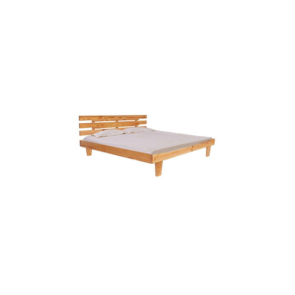 Hensley Solid Wood Non Storage Bed In Natural Finish Finish
