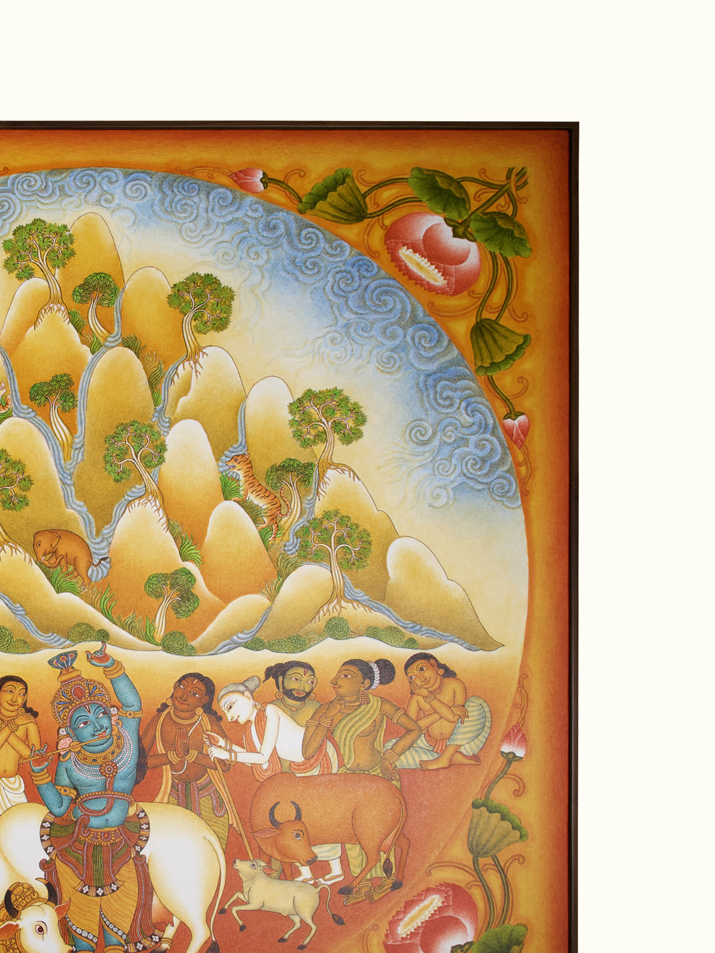 Govardhana Giri Kerala Mural Painting
