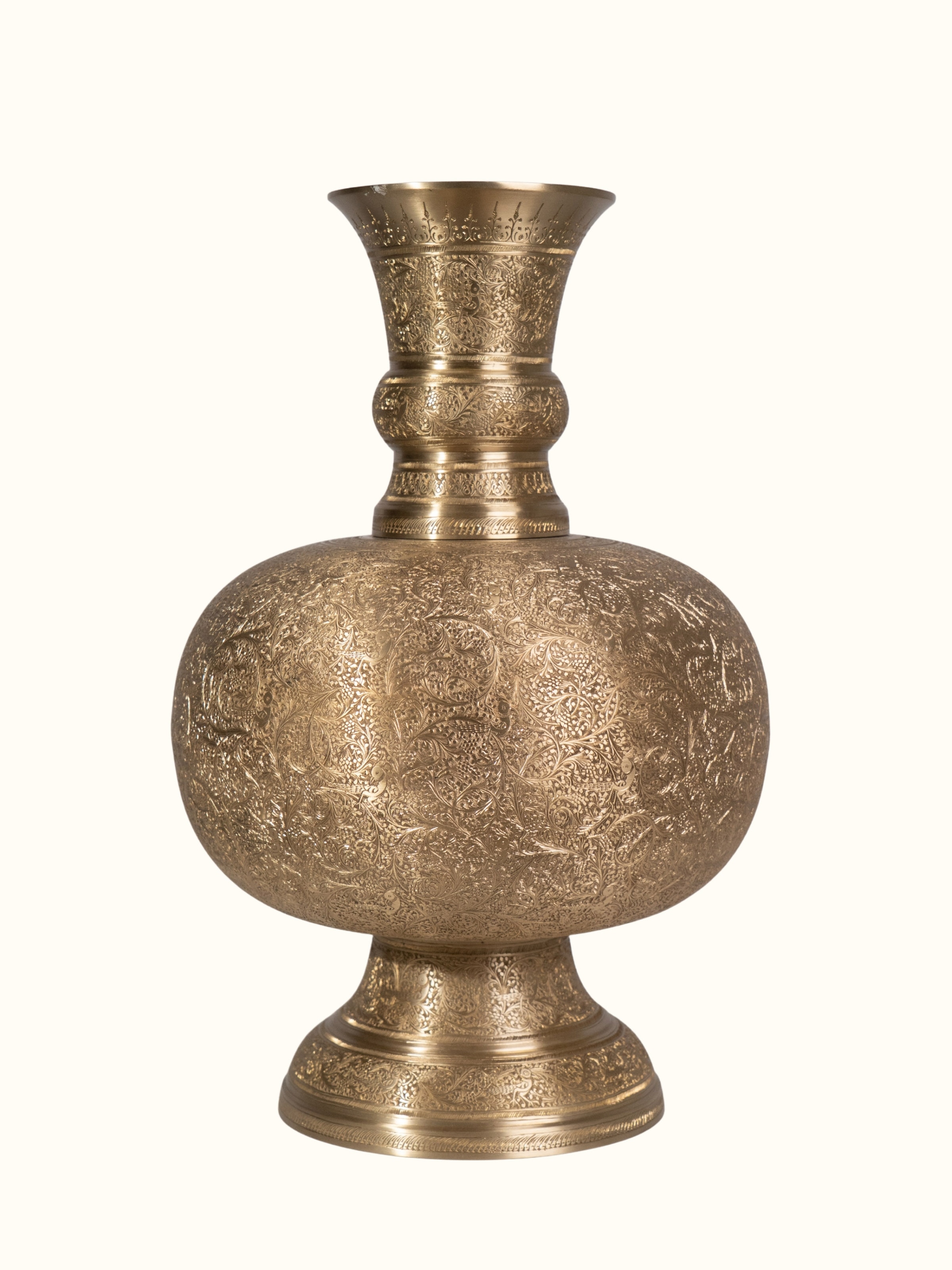 Front view of Brassware Table Vase