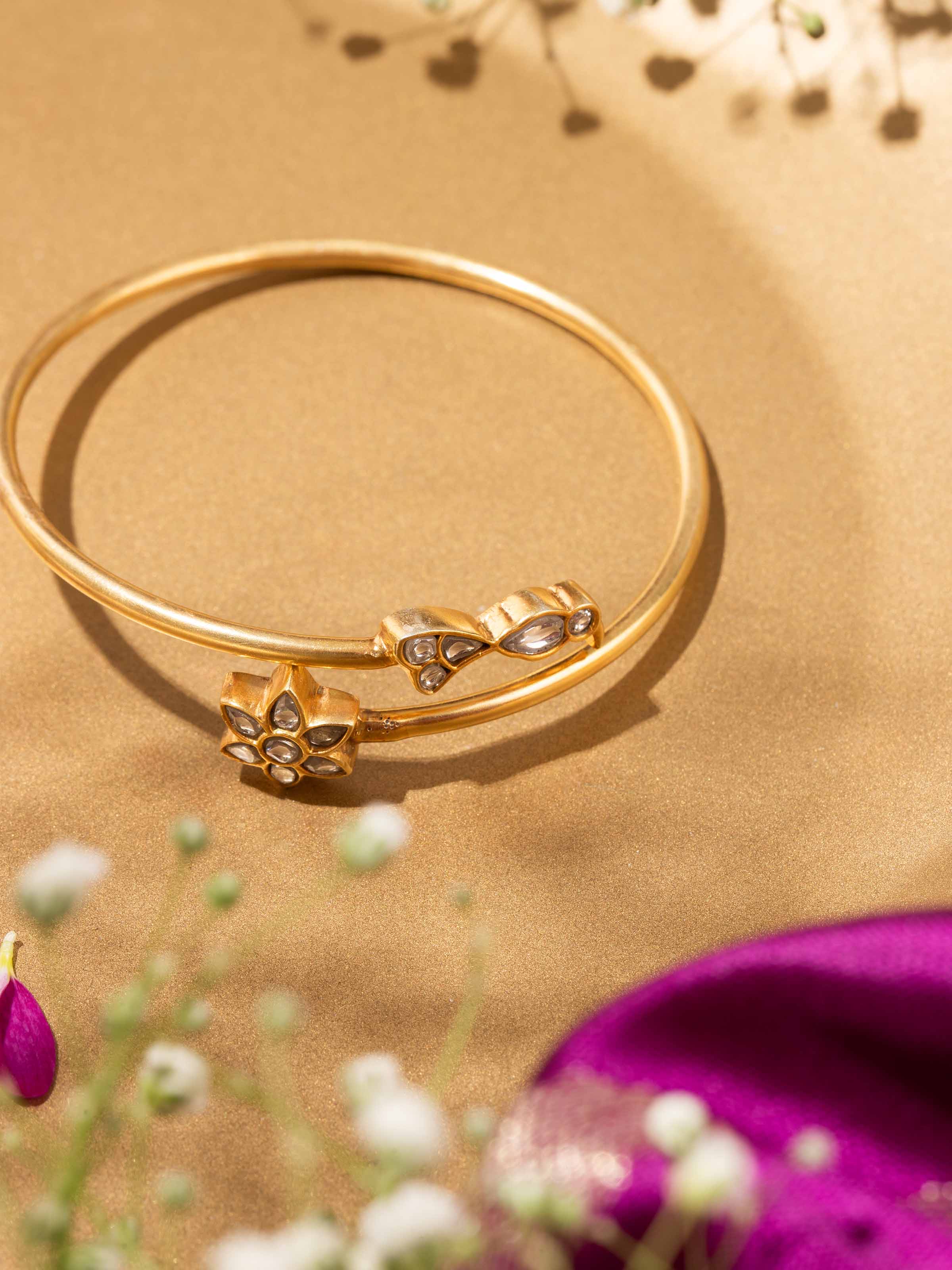 Close-up of bracelet links showcasing craftsmanship and texture