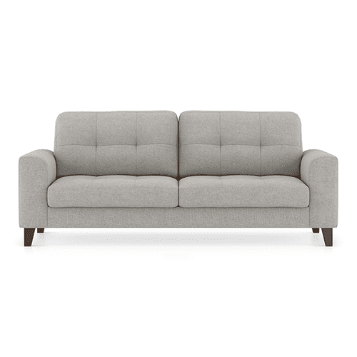 Verona Essential 3 Seater Fabric Sofa in Vapour Grey Colour