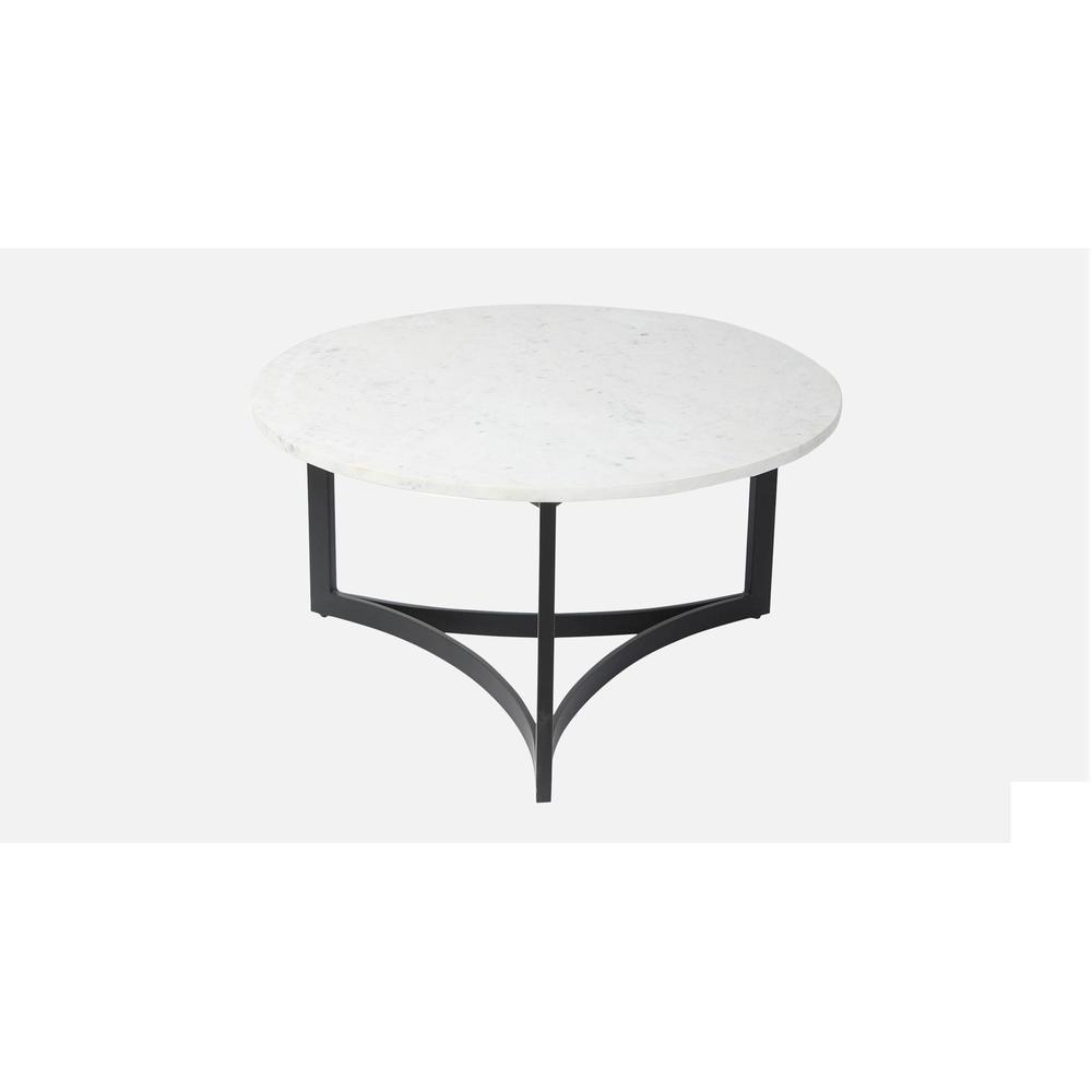 Verona Marble Coffee Table In Black Finish