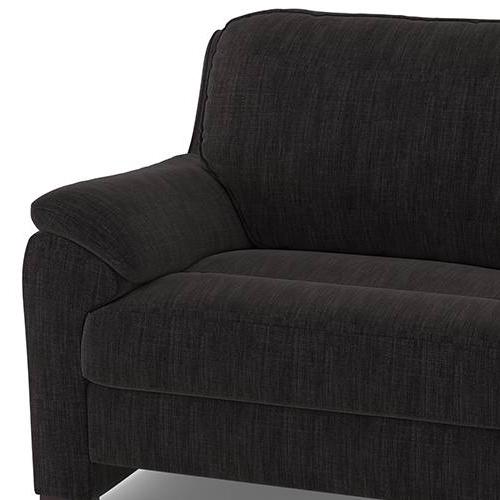 Farina Premium 2 Seater Fabric Sofa in Graphite Grey Colour