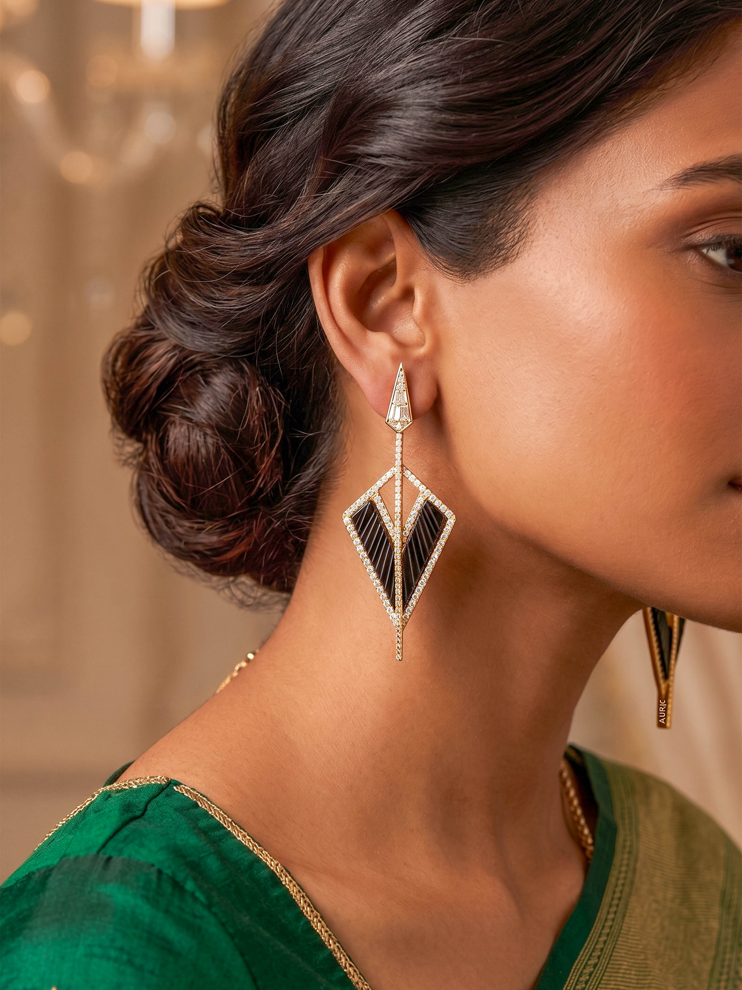 Silver Smithing Drop Earrings