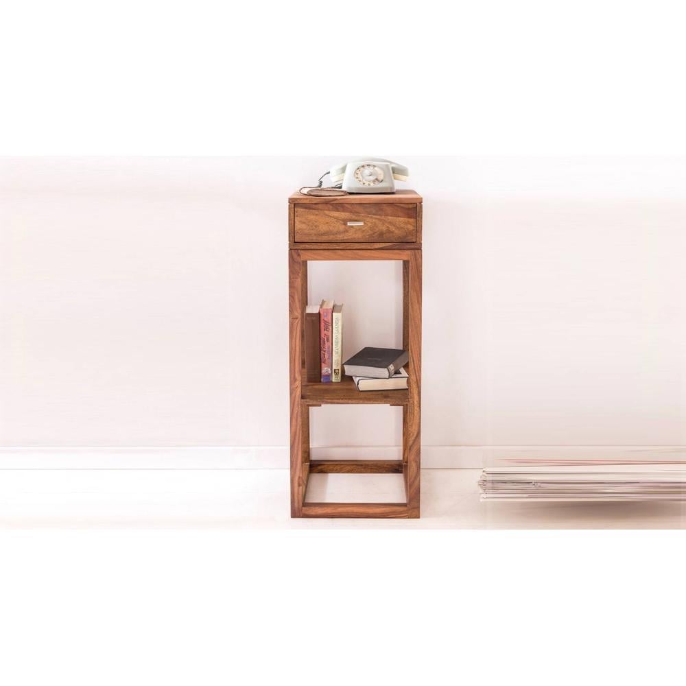 Wanetta Solid Wood Side Table
