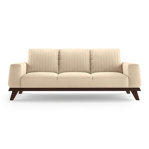 Granada Premium 3 Seater Fabric Sofa in Birch Beige Colour