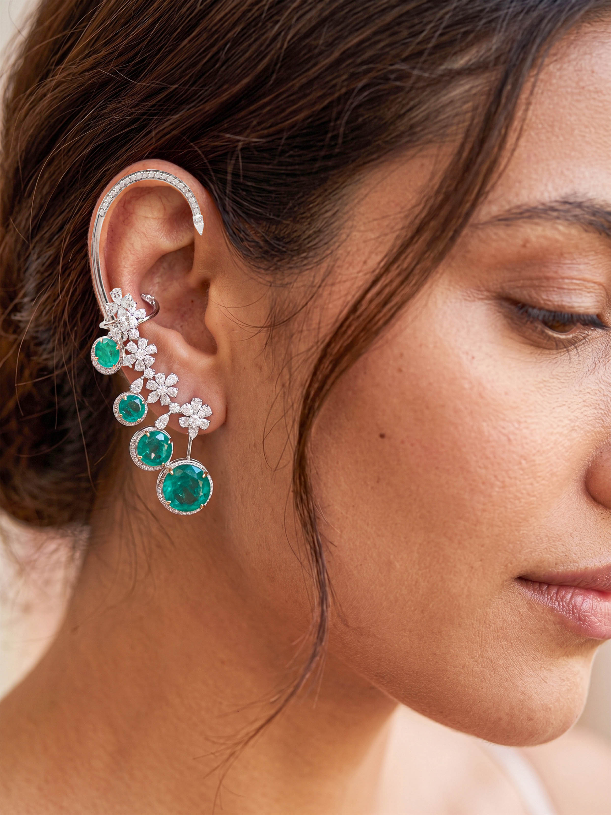 Silver Smithing Drop Earrings