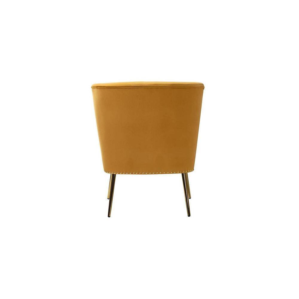 Rabel Accent Chair in Yellow Colour