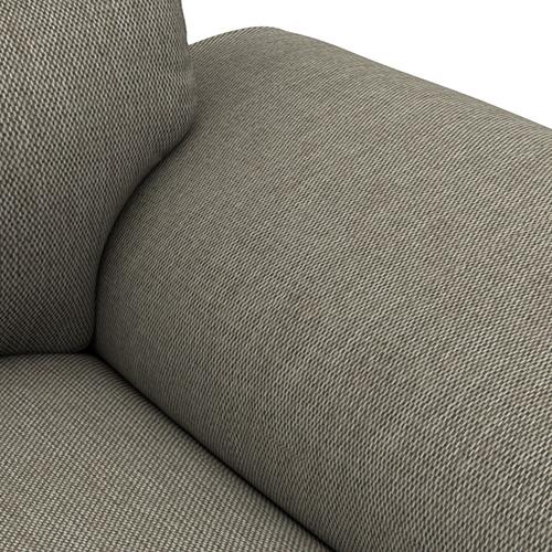 Adelaide Premium 1 Seater Fabric Sofa in Mist Brown Colour