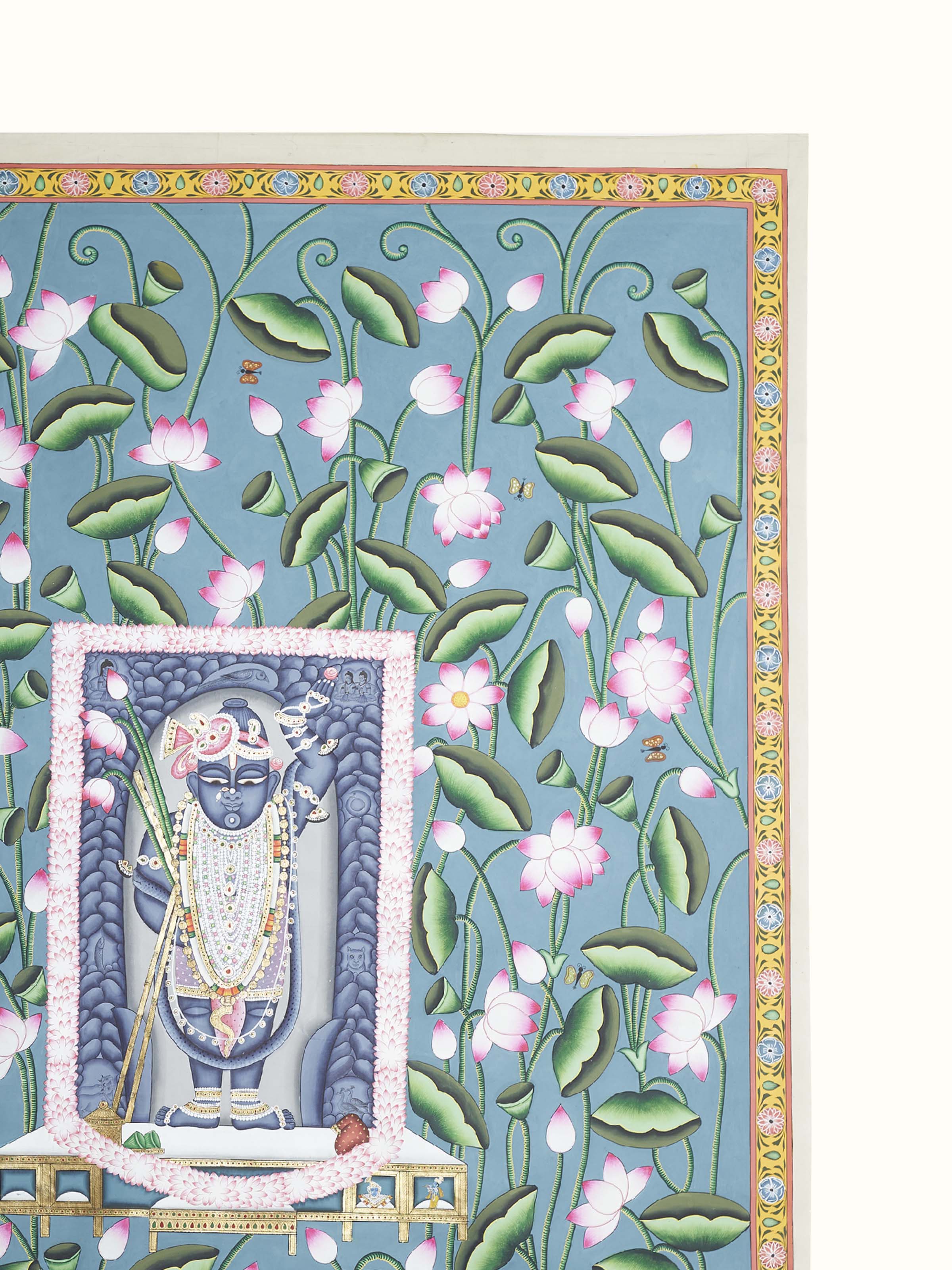 Shrinathji Kamal Talai Pichwai Painting