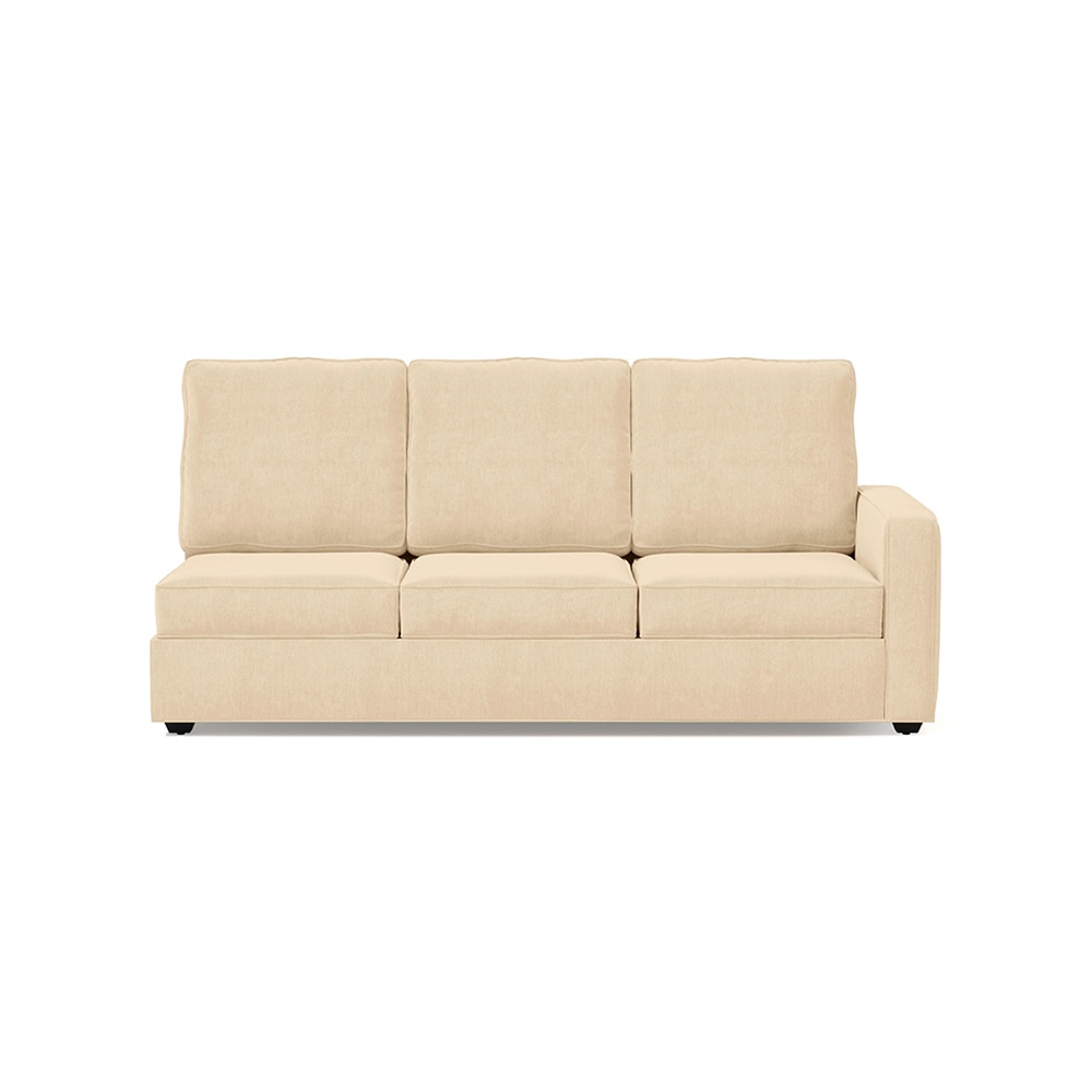 Apollo Compact Sofa (Colour : Birch Beige, Cushion : Hard, Back Type : High Back, Seating Capacity : Left Aligned 3 Seater + Left Aligned Chaise)