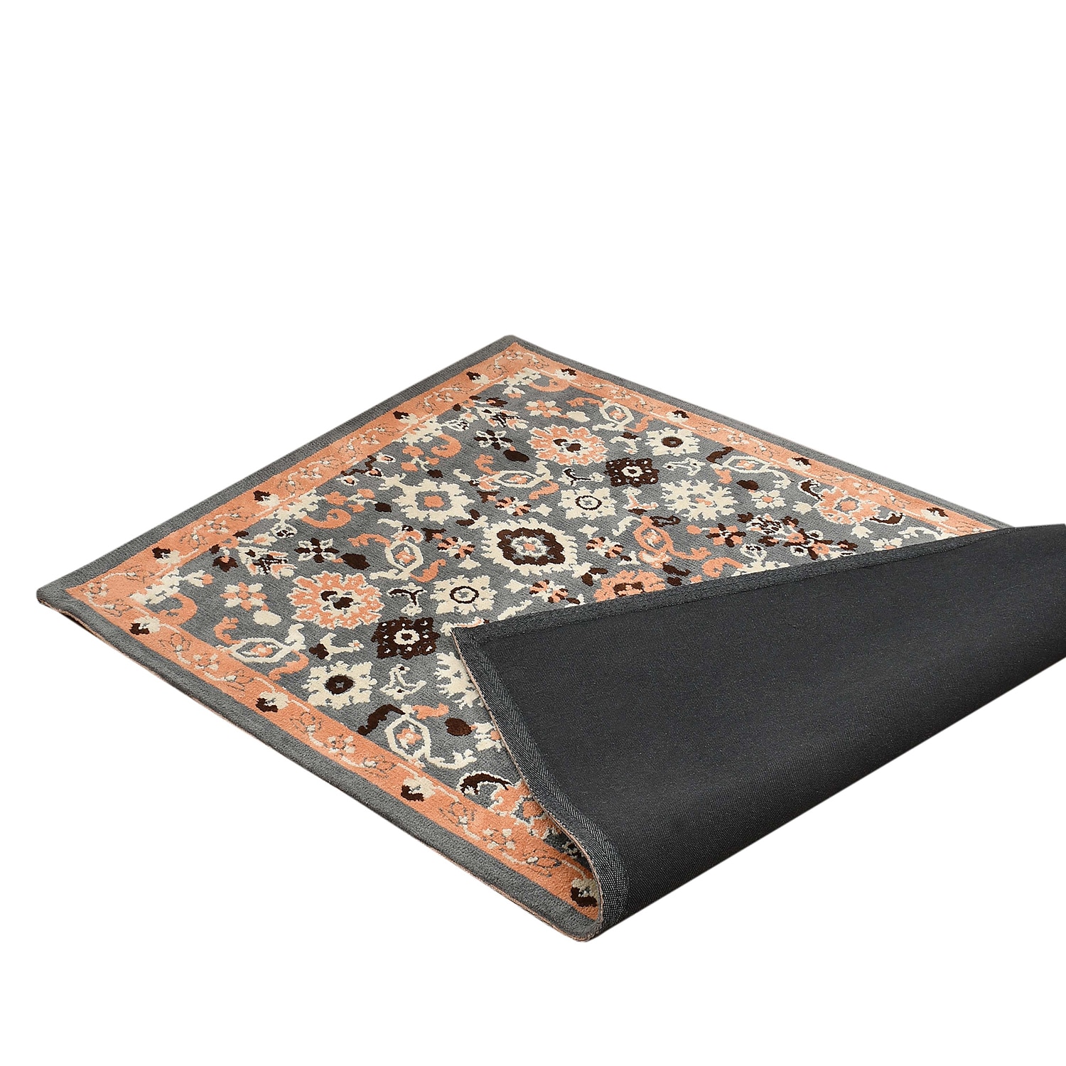 Multicolor Traditional Machine Made Polyester 3 X 5 Feet Carpet