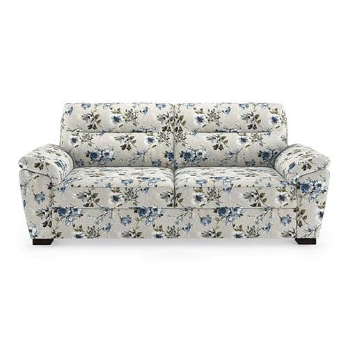Adelaide Luxe 3 Seater Fabric Sofa in Adrian Velvet Colour