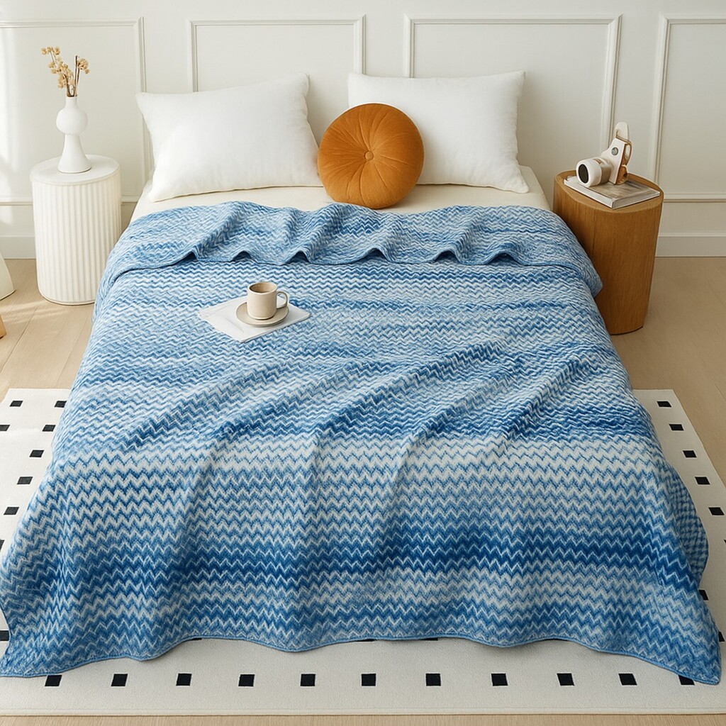 Silky Touch Premium Super Soft Cozy Doube Bed Blanket 240 X 220 Cms  350 Cms