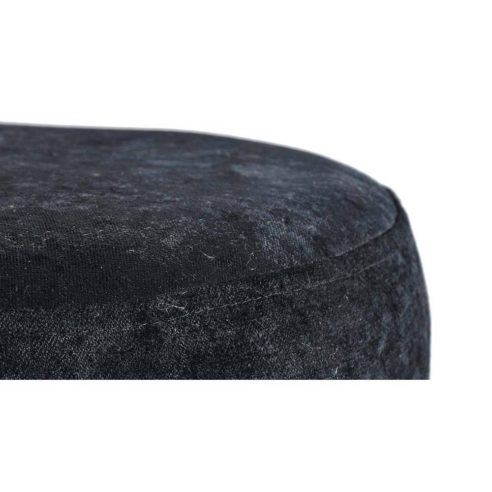 Melanie Solid Wood Stool in Black Colour