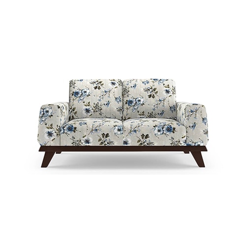 Granada Luxe 2 Seater Fabric Sofa in Adrian Velvet Colour