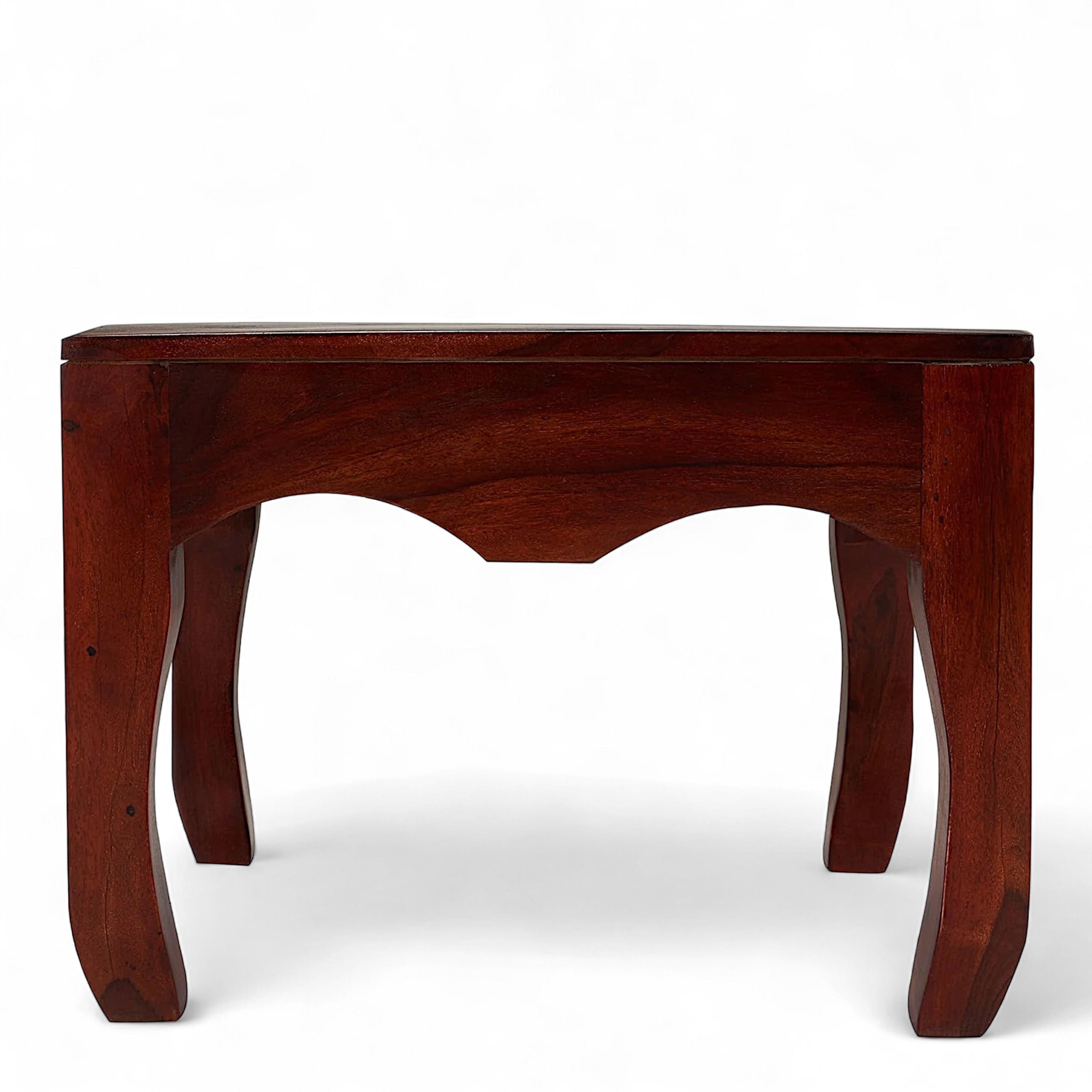 Lyon Sheesham Wood Contemporary Square Coffee Table In Honey Finish