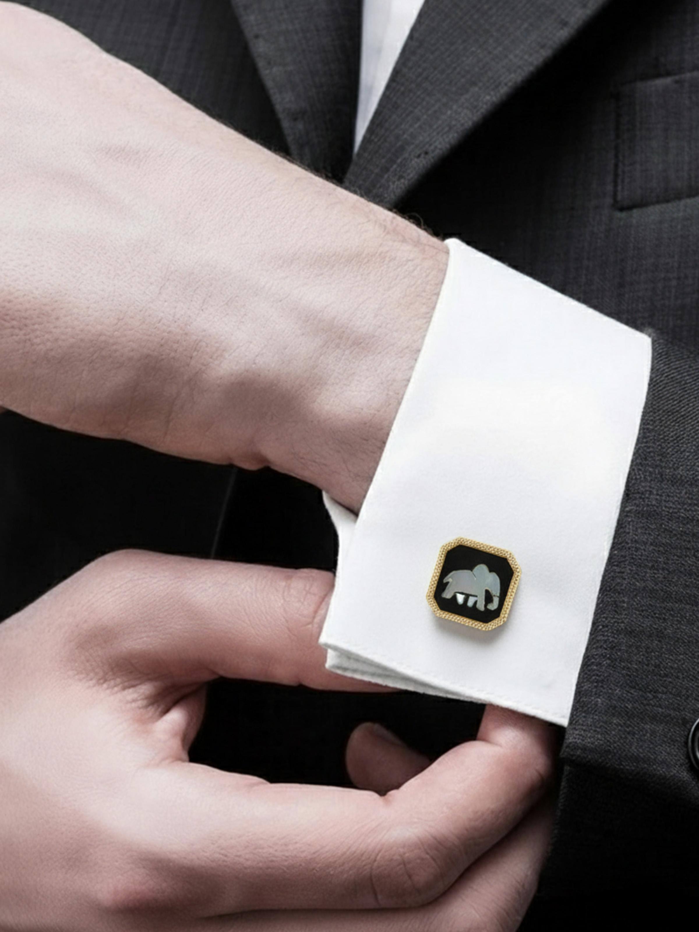 Parchinkari Silver Cufflinks