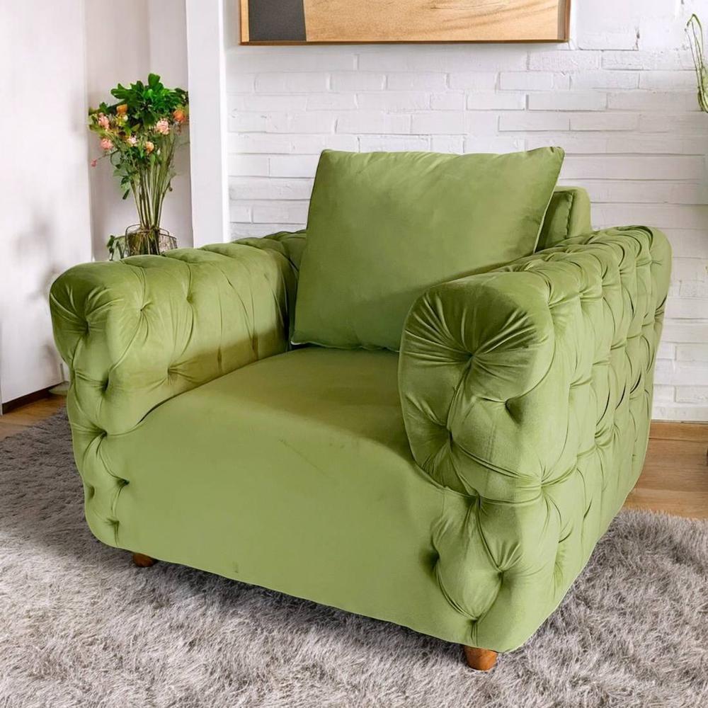 Jackson Solid Wood Contemporary 1 Seater Accent Chair